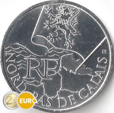 10 euros France 2010 - Nord-Pas de Calais UNC