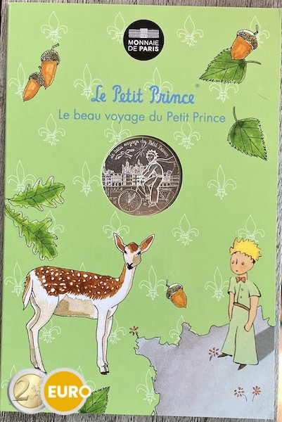 10 euros France 2016 - Le Petit Prince Châteaux de la Loire - en cartelette