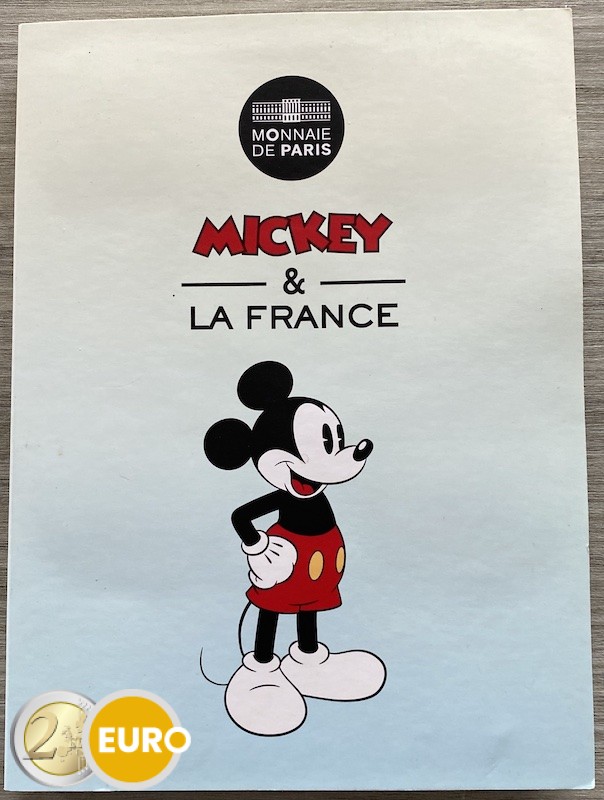 20 x 10 euros France 2018 - Mickey et la France - en petit livre