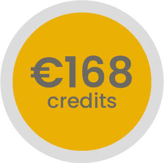 168 euros sur votre compte client (-4,8%)