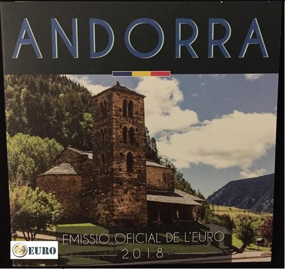 Série euro BU FDC Andorre 2018