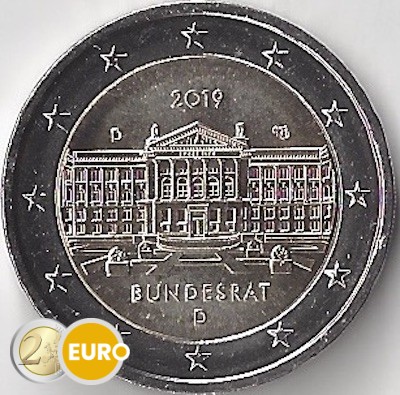 2 euros Allemagne 2019 - D Bundesrat UNC