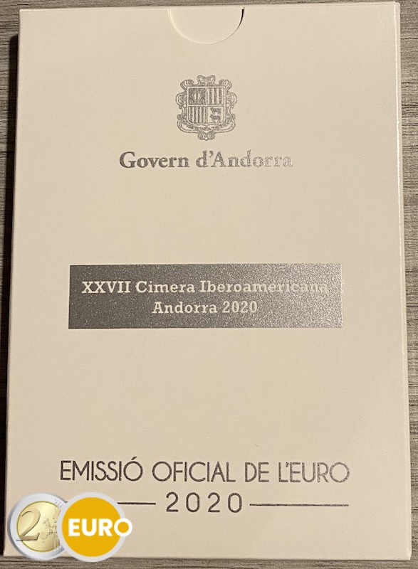 2 euros Andorre 2020 - Sommet Ibéro-Américain BE Proof