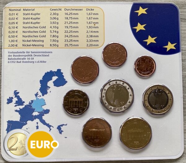 Série euro BU FDC Allemange 2002 F