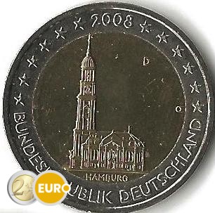 Allemagne 2008 - 2 euro D Hambourg UNC
