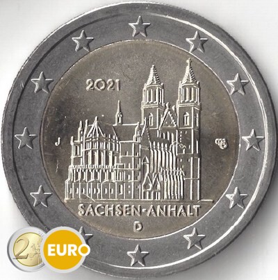 2 euros Allemagne 2021 - J Saxe-Anhalt UNC