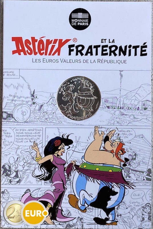 10 euros France 2015 - Asterix fraternité en Hispanie - en cartelette