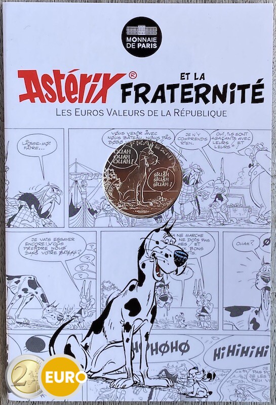 10 euros France 2015 - Asterix fraternité La Grande Traversée - en cartelette