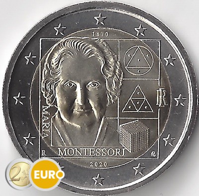 2 euros Italie 2020 - 150 ans Maria Montessori UNC