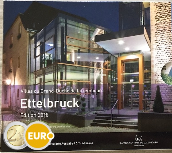Série euro BU FDC Luxembourg 2018 Ettelbreck