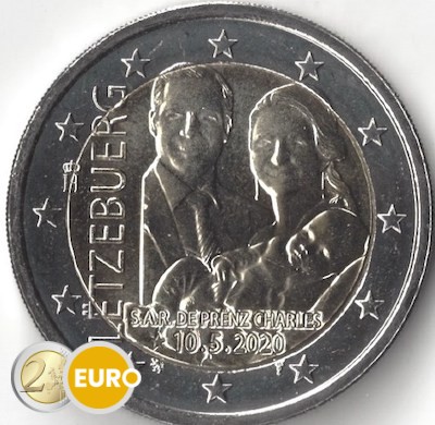2 euros Luxembourg 2020 - Charles de Luxembourg UNC