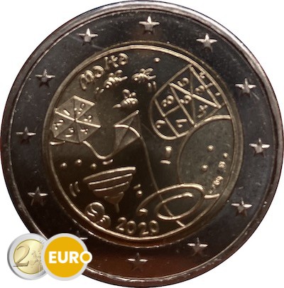 2 euros Malte 2020 - Jeux UNC poinçon MdP