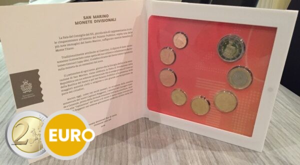 Série euro BU FDC Saint-Marin 2016