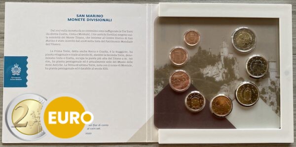 Série euro BU FDC Saint-Marin 2020