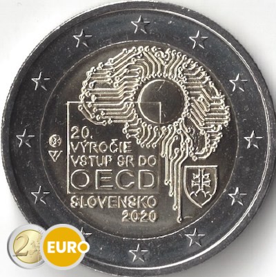 2 euros Slovaquie 2020 - Adhésion à l'OCDE UNC