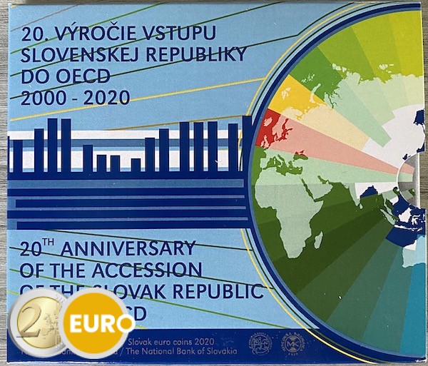 Série euro BU FDC Slovaquie 2020 - Adhésion à l'OCDE