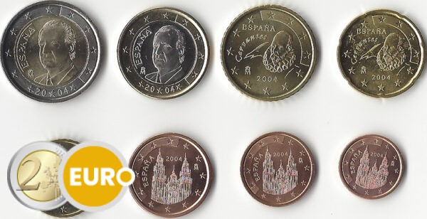 Série euro UNC Espagne 2004