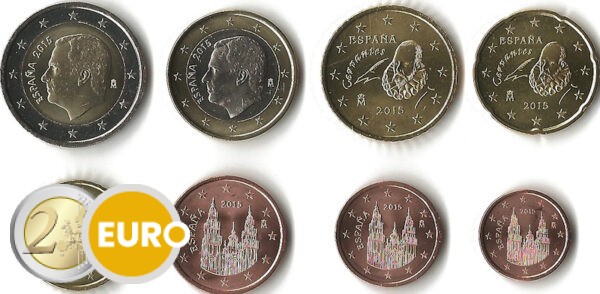 Série euro UNC Espagne 2015