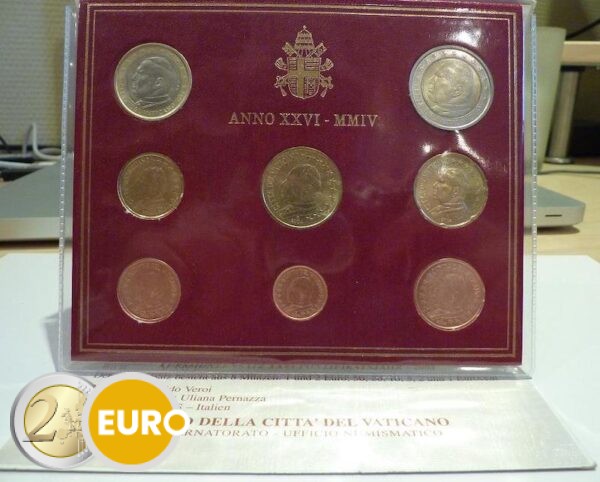 Série euro BU FDC Vatican 2004