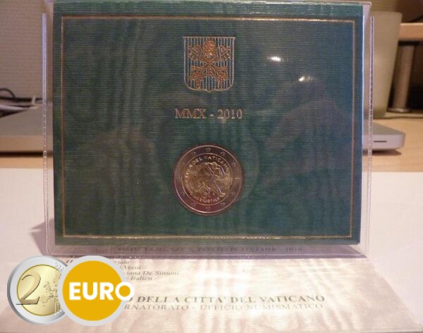 2 euros Vatican 2010 - Année des prêtres BU FDC