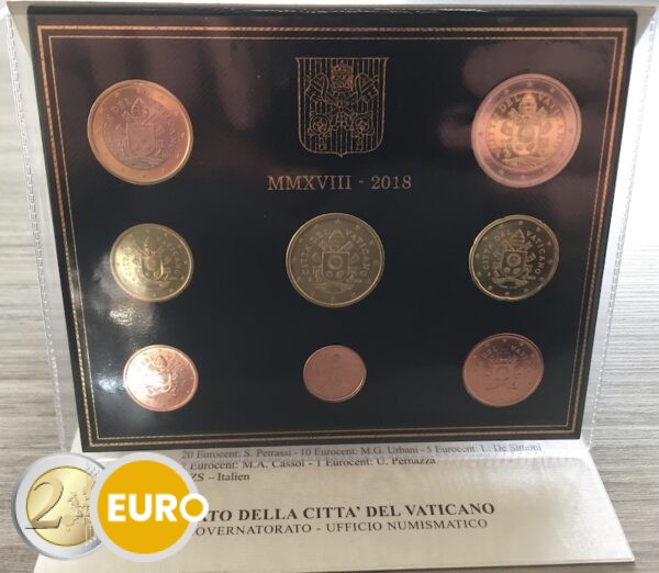 Série euro BU FDC Vatican 2018