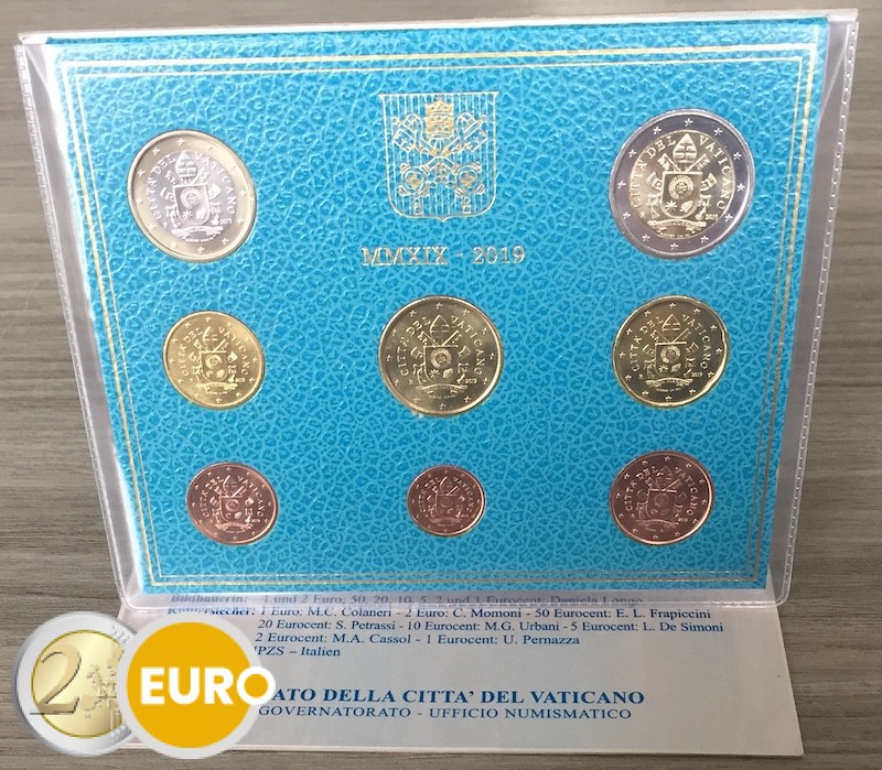 Série euro BU FDC Vatican 2019