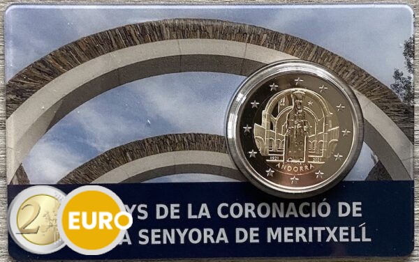 2 euros Andorre 2021 - Notre-Dame de Meritxell BE Proof