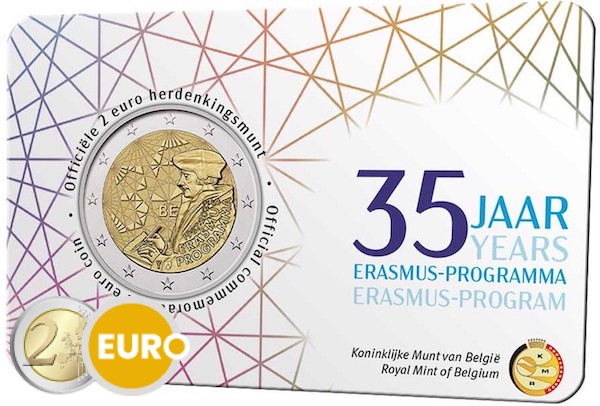 2 euros Belgique 2022 - Erasmus BU FDC Coincard NL