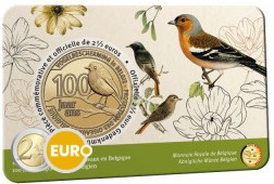 2,50 euros Belgique 2022 - Protection des oiseaux BU FDC Coincard FR