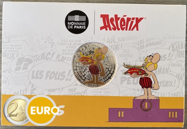 50 euros France 2022 - Astérix Succès BU FDC Argent colorisé