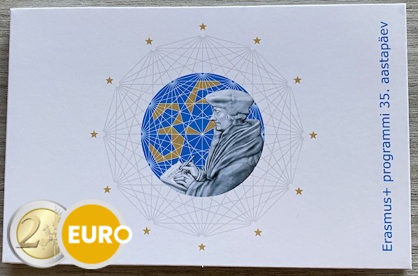 2 euros Estonie 2022 - Erasmus BU FDC Coincard