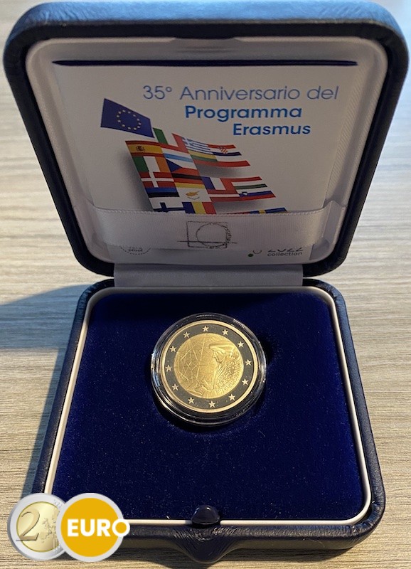 2 euros Italie 2022 - Erasmus BE Proof