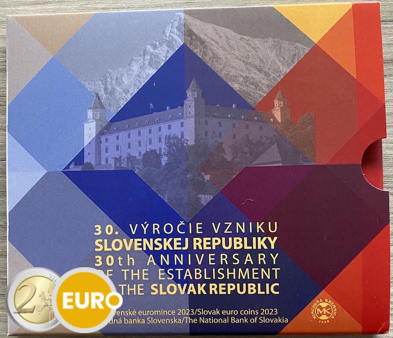 Série euro BU FDC Slovaquie 2023 - République slovaque