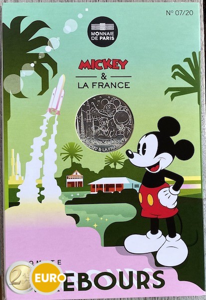 10 euros France 2018 - Mickey Compte à rebours - en cartelette