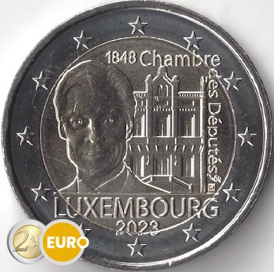 2 euros Luxembourg 2023 - 175 ans de la Chambre des députés UNC