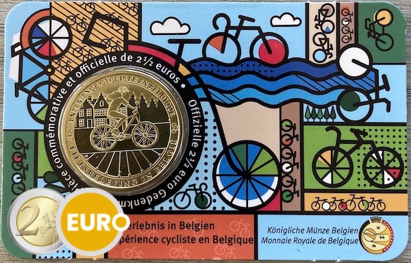 2,50 euros Belgique 2023 - Expérience du cyclisme BU FDC Coincard FR