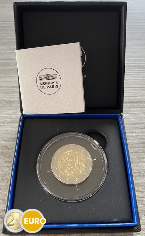 2 euros France 2023 - Coupe du monde de rugby BE Proof