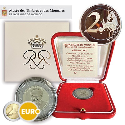 2 euros Monaco 2023 - Rainier III BE Proof