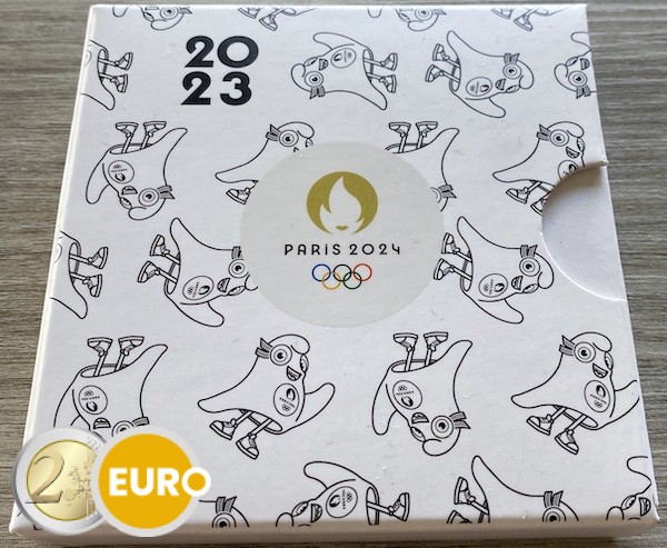 250 euros France 2023 - Drapeau Jeux Olympiques BE Proof Or