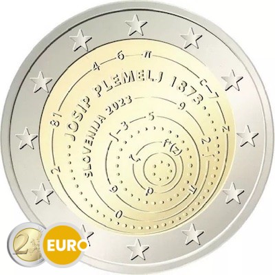 2 euros Slovénie 2023 - Josip Plemelj UNC