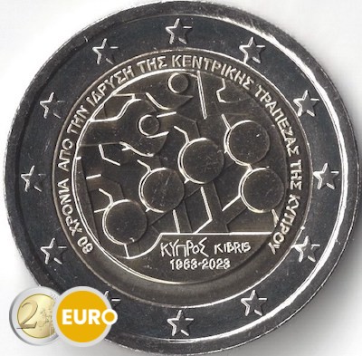 2 euros Chypre 2023 - Banque centrale UNC