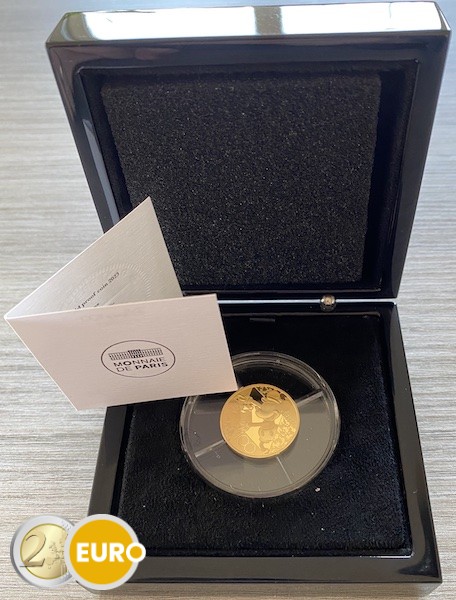 50 euros France 2023 - 100 ans Disney - Mickey Mouse BE Proof Or