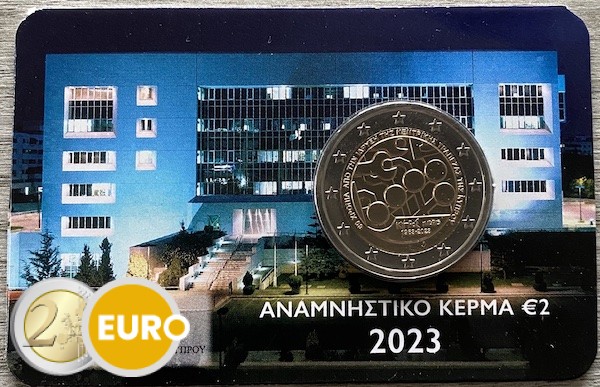2 euros Chypre 2023 - Banque centrale BU FDC Coincard