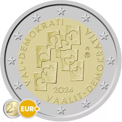 2 euros Finlande 2024 - Élections et démocratie UNC