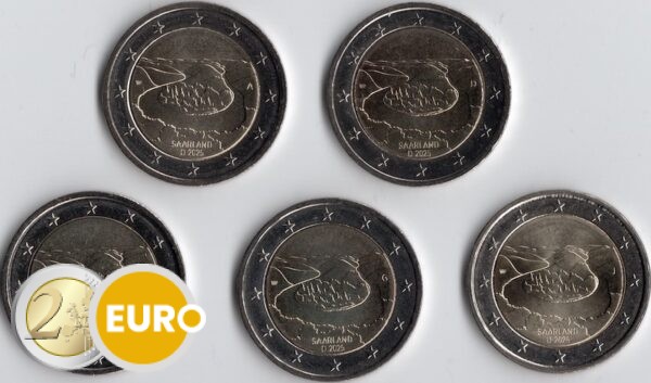 2 euros Allemagne 2025 - ADFGJ Sarre UNC