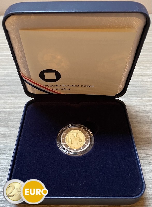 2 euros Croatie 2025 - 1100 ans Croatie BE Proof