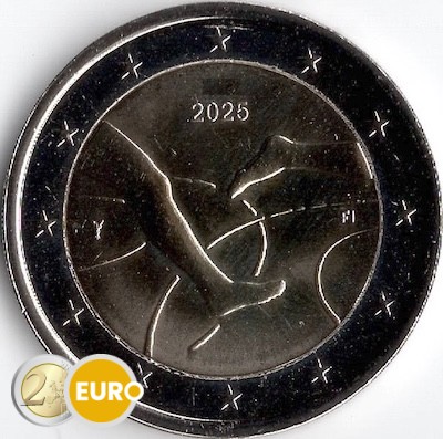 2 euros Finlande 2025 - Jeux d'Athlétisme UNC