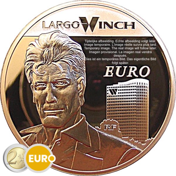 5 euros Belgique 2025 - Largo Winch BU FDC Coincard colorisé