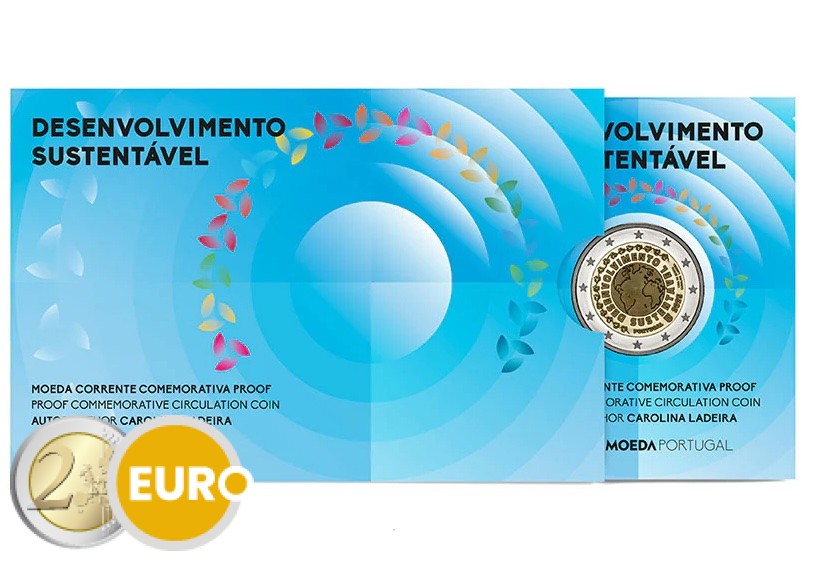 2 euros Portugal 2025 - Développement durable BE Proof
