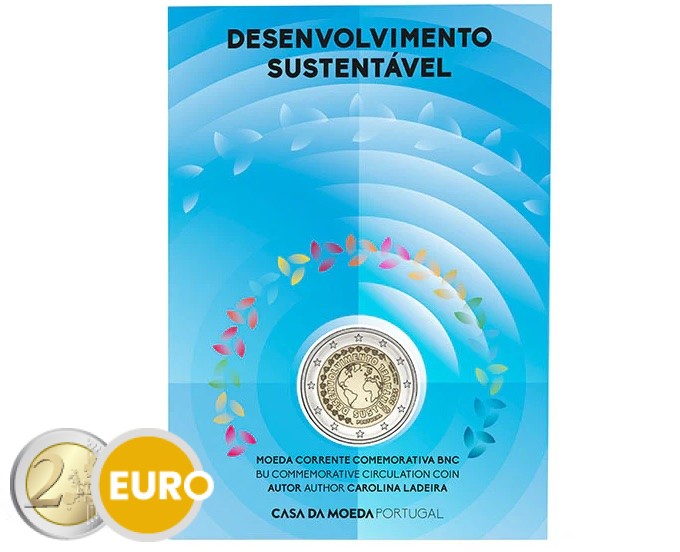 2 euros Portugal 2025 - Développement durable BU FDC Coincard